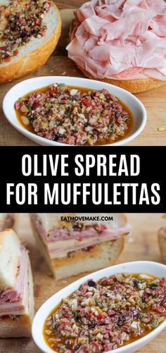 olive spread for muffintass is an easy and delicious appetizer