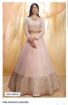 Peacock Couture, Lilac Lehenga, Stylish Lehenga, Lilac Fabric, Cutout Blouse, Lehenga Blouse Designs, Gaun Fashion, Pink Peacock