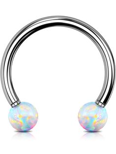 PRICES MAY VARY. [Opal Design] 1PCS 16G Septum Rings are Made of Durable Titanium and Opal, Held Firmly in Place by an Internally Threaded Bar. Fashion and Elegant, Catch More Eyes on You. [Comfortable Gauge] Septum Rings The bar thickness is 16 gauge(1.2mm), and the inner diameter is 10mm. Please choose carefully according to your piercing size. [Safe Material] The Septum Piercing Jewelry is Made of Grade 23 Solid Titanium, Nickel and Lead Free, Hypoallergenic, Harmless To Your Piercing. [Inter Gauge Septum, Bar Fashion, Internally Threaded Jewelry, Opal Septum, Septum Piercing Jewelry, Conch Piercing Jewelry, Daith Piercing Jewelry, Septum Rings, Ear Piercings Cartilage