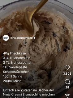 an image of food in a blender being mixed with other ingredients to make it