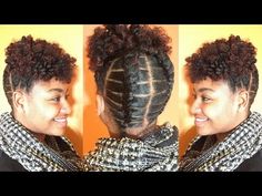 How To: Edgy Pineapple Puff Updo | Rubberband Method (As Told By Her) - YouTube Twa Braided Hairstyles, 4c Puff, Rubberband Hairstyles Black Women, Pineapple Hairstyle, Natural Hair Twa, Natural Hairstyle, Natural Hair Tutorials, Hairstyle Inspo