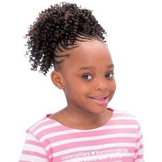 Freetress Kids Ponytail CORK SCREW COLOR SHOWN ON MODEL: P1B/30MATERIAL: SyntheticTYPE: PonytailLENGTH: MediumHEAT SAFE: YesDESCRIPTION: Combs equipped for better hold Kids Ponytail, African Braids Hairstyles Pictures, Childrens Hairstyles, Cork Screw, Models Style, Braids Hairstyles Pictures, Natural Hairstyles For Kids, Hair Styles 2014