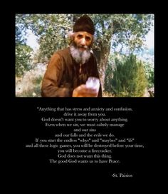 an old man with a long beard sitting in front of a tree and holding something