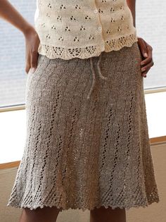 Switchgrass – Bare Naked Wools Patterns Skirt, Knit Skirt Pattern, Summer Knitting, Knitted Dress, Knit Outfit, Lace Knitting, Knit Skirt, Skirt Pattern, Fall Wardrobe