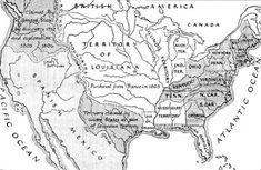 an old map of the united states with major cities and rivers in each country, vintage line drawing or engraving illustration