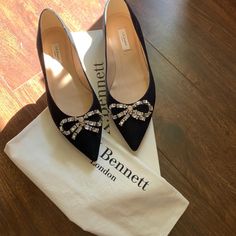 Finish It With Swarovski Crystals Lk Bennett Shoes, Navy Heels, Black Satin Heels, Floral Pumps, Patent Leather Ballet Flats, Leather Strap Sandals, Black Patent Leather Pumps, Lk Bennett, Gold Pumps