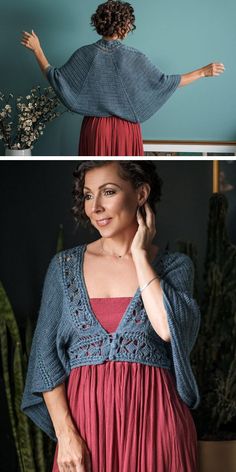 a woman in a red dress standing next to a cactus