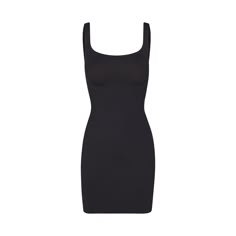 SIZE: MEDIUMSKIMS BODY TANK SLIP DRESS | ONYX - SKIMS BODY TANK SLIP DRESS | ONYX 2023 List, Obx Dr, College Wardrobe, Dr Wardrobe, Shapewear Dress, Expensive Taste, Slip Skirts, Manifestation Board, Mini Tank Dress