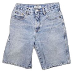 90s Style Denim Blue Jean Shorts, 90s Denim Blue Jean Shorts, 90s Style Denim Jean Shorts, 90s Denim Jean Shorts, 90s Style Denim Blue Shorts, 90s-style Denim Blue Jean Shorts, 90s Style High-waisted Denim Jean Shorts, 90s Jean Shorts With Pockets, 90s Style Medium Wash High-waisted Jean Shorts