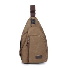 Canvas Chest Travel Bag Crossbody Messenger Sling Shoulder Backpack Universal Canvas Chest Bag With Zipper Closure, Large Capacity Canvas Chest Bag For Travel, Canvas Chest Bag With Adjustable Strap For Outdoor Activities, Clean Car Lights, Car Air Purifier, Shoulder Backpack, Boat Accessories, Car Camera, Chest Bag