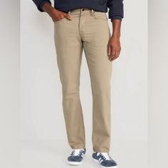 Nwt - Old Navy Wow Athletic Taper Non Stretch Five-Pocket Pants - Various Sizes Sizes 40x32 And 42x32 Available. Riveted Scoop Pockets And Riveted Coin Pocket At Front; Patch Pockets At Back. Soft, Durable Rigid 100% Cotton Non-Stretch Twill. #673923 Machine Wash Cold More Room At Seat & Thigh For Athletic Builds. Tapered Leg. Ships Same Or Next Business Day. Casual Straight Bottoms Without Pockets, Casual Straight Bottoms No Pockets, Casual Straight Pants With Pockets, Casual Jeans With Welt Pockets And 5-inch Inseam, Casual Straight Bottoms With Patch Pockets, Straight Cotton Jeans With Pockets, Relaxed Fit Jeans With Pockets And 5-inch Inseam, Everyday Straight Pants With Pockets, Casual Jeans With 5-inch Inseam And Pockets