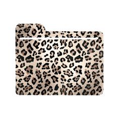 an animal print placemat with the image of a cheetah pattern on it