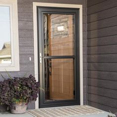 092304168296_09056809_356646102.jpg Black Storm Door, Best Storm Doors, Hutchinson House, Larson Storm Doors, Painting Doors, Aluminum Storm Doors, Glass Storm Doors, Storm Doors, Retractable Screen