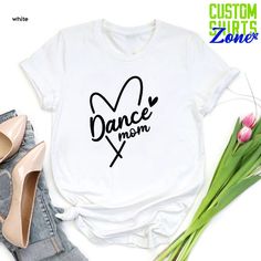 "Dance Mom Shirt,Dance Mom Gifts,Dance Shirts for Mama,Sports Mom Life Shirt,Mother's Day Gift,Dance Fan Shirt,Ballet Mom Tee, Funny Good Moms Say Bad Words Shirt,Mother's Day Gift,Gift for Mama,Mothers Day Shirt,Mom Life Be Like, Mom gift,Cute Mom Shirt, Mama Tee, Retro Vintage Mama Shirt, Leopard Mama Shirt, Motherhood Shirt, Cute Mom Shirt,Mothers Day Gift, Mama T-shirt,Mom Life Shirt,Mama Shirt 🎁 Enjoy your shopping ! Need custom made shirts? Don't hesitate to message us! Thanks for your su Fitted Hip Hop T-shirt For Dance, White Relaxed Fit Top For Dance Class, Fitted Hip Hop Dance T-shirt, White Letter Print Top For Dance Class, White Graphic Print Top For Dance, Black Summer Top For Dance Class, Stretch Letter Print Tops For Dance, Fitted T-shirt For Summer Dance, White Short Sleeve Tops For Dance Class