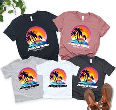 Custom Vacation T Shirt, Family Matching Gift Shirts, Travel Sweatshirts for Men N Women, Kids Summer Camp Tote Bag, Girls Trip 2023 Gifts 👉 Product Details: The T-Shirts, Sweatshirts, youth, toddler and baby suits(onesie) are unisex.👈 👉Reading the Sizing Chart: Please note that the sizing chart includes the measurements of one side of the shirt, not the circumference. If you are still not sure which one will fit, please measure current t-shirt etc. and you can compare with our chart  👈  👉Please review all the sizing charts that were added in the product pictures. 👚 Women: Shirts will have a looser fit when choosing your regular size. If you would prefer a more fitted look, it is recommended to size down. It is based on your personal preference. 👉How Do I Order👈 1️⃣ Please review a Cotton Graphic T-shirt For Family Outings, Graphic Print Crew Neck T-shirt For Family Outings, Casual Graphic Print Top For Family Outings, Casual T-shirt With Custom Print For Family Outings, Crew Neck T-shirt With Letter Print For Family Outings, Summer Tops For Family Outings With Crew Neck, Graphic Print Crew Neck Top For Family Outings, Custom Print T-shirt For Family Outings In Summer, Custom Print T-shirt For Summer Outdoor Activities