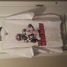 What We've Got Here Is A Very Nice In Condition A Brand New Without Tags #13 Georgia Bulldog Qb... Georgia Bulldogs Shirts Vinyl Men, Georgia Bulldog, Georgia Bulldogs, Tshirt Colors, Bulldog, Red White, Georgia, Red And White, Tee Shirts