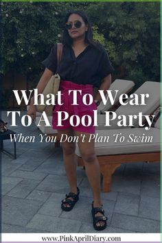 Pool Party Chic Outfit, Swimming Party Outfits, Boho Pool Party Outfit, Curvy Pool Outfit, Pool Party Mom Outfit, Backyard Summer Party Outfit, Pool Chic Outfit, Pool Party Outfit Women Casual, Work Pool Party Outfit