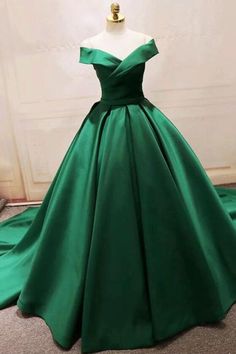 Contact+us:+lisamony@outlook.com Please+left+message+what+color+you+need+when+you+order+it.Besides+the+picture+color,+you+can+also+choose+any+color+you+want. Off+The+Shoulde+Green+Satin+V-neck+Ball+Gown+Prom+Dresses+ Processing+time:+12-21+business+days Shipping+Time:+3-5+business+days ... Prom Dresses Long Off The Shoulder, Green Satin Prom Dress, Burgundy Quinceanera Dresses, Burgundy Wedding Dress, Satin Prom Dress Long, Green Ball Gown, Prom Dresses Off The Shoulder, Beautiful Party Dresses, Long Sleeve Ball Gowns