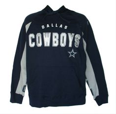 This is for a licensed  NFL Dallas Cowboys Hands High Hooded Sweatshirt Pullover - Navy   It features the  Dallas Cowboys Logo on the front.   The Team Logo really makes this a great looking Sweatshirt and a must have for any Football fan !!! Be sure to add me to your  favorites list    ________________________________________  Same day shipping  See pictures for details  The NFL Season is here so take advantage of the savings for your favorite NFL team. ALL Our Merchandise Is NEW.  We are one o Dallas Cowboys Windbreaker, Dallas Cowboys Cute Shirts, Vintage Dallas Cowboys Sweatshirts, Cowboys Sweatshirt, Cowboys Logo, Dallas Cowboys Sweatshirts & Hoodies, Dallas Cowboys Logo, Nfl Dallas Cowboys, Nfl Season