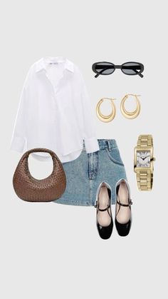 Argentina Summer Outfits, Chic Astethic, How To Accessorize, 90s Mom Aesthetic, Mexico City Outfit, Outfits For Paris, Plus Size Baddie Outfits, Casual Day Outfits, Outfits Chic