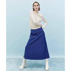 Reposhing This Item I Purchased From @Karenrey. Loved It, But Ready To Rotate For Something New. Questions? Leave A Comment Below! Blue Leather Skirt, Zara Brand, Blue Midi Skirt, Leather Skirt Outfit, Festival Skirts, Cotton Midi Skirt, Striped Midi Skirt, Textured Skirt, Zara Skirts