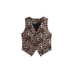 Xena Vest Womens Suit Vest, Vest Style Women, Chaleco Casual, Waistcoat Woman, Leopard Outfits, Sleeveless Coat, Leopard Print Shorts, Middle Age Fashion, Leopard Fashion