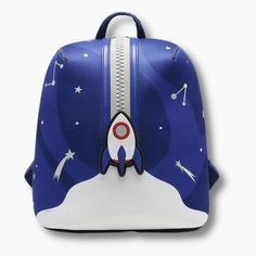 Brighten up your little one's school day with this fun cartoon kid's backpack. This school bag is designed with adjustable straps with a zipped main compartment. It is suitable for 2 to 6 years old kids. Main Material: Neoprene Size: L9.25*W4.72*H9.92in L23.5*W12*H25.2cm Multicolor Cartoon Backpack For Travel, Blue Cartoon Backpack Bag, Character Backpack For Back To School, Rectangular Shape, Cute School Backpack With Unicorn Print, School Backpack With Unicorn Print, Kids Backpack, Pink Backpack, Blue Backpack, Kids Backpacks