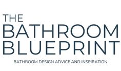 the bathroom blueprint logo on a white background