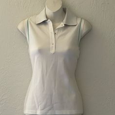 This Is A New Without Tags Brooks Brothers Women’s Golf Top. There Are No Stains, Rips, Or Odors. This Is A Non-Smoking Home. Please See Pictures For Measurements. Any Reasonable Offer Will Be Considered. Sleeveless Golf Tops For Summer, Sleeveless Summer Golf Tops, White Fitted Golf Tops, Fitted White Golf Top, White Moisture-wicking Top For Golf, White Athleisure Tops For Golf, White Moisture-wicking Golf Top, White Golf Top For Spring, White Golf Tops For Spring