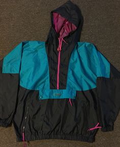 Vintage 80s Women's Columbia Colorblock 1/2 Zip Anorak Windbreaker Jacket in black/blue in sz. XL. Spotting/wear as pictured. See pictures for condition/wear. A7 ******PLEASE MAKE SURE YOU READ AND UNDERSTAND THESE GUIDELINES****** ALL SALES FINAL so understand what you are purchasing. The pictures in this listing and the description are all part of the item description so make sure you have examined all measurements, photos, and flaws prior to purchasing.   I DON'T GIVE REFUNDS IF SOMETHING DOE Vintage Black Windbreaker For Outdoor Activities, Retro Black Windbreaker For Outdoor Activities, Blue Retro Windbreaker For Outdoor Activities, 90s Black Windbreaker For Outdoor Activities, 90s Style Black Windbreaker For Outdoor Activities, 90s Hooded Windbreaker For Hiking, Sporty Blue Windbreaker For Skiing, 80s Women, Rain Jacket Women