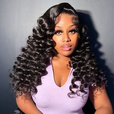 Elevate your look with our [22"=135]Ishow HD Lace Glueless Lace Closure Wig. Featuring loose deep waves and a 4x4 lace closure, this wig is pre-plucked for a natural appearance. Enjoy effortless style without any fuss. Product Details Brand: Ishow Hair Hair Material: 100% human hair from one donor Hair Color: Natural Black Color Texture: Loose Deep Wave Length: 16,22,26,30 Inch Available Density: 150% Hairline: pre-plucked Can Be Dyed: yes, please dye into professional way. Straps: adjustable Ci 22 Inch Deep Wave Wig, Loose Deep Wave Hairstyles, Loose Deep Wave Wig, Deep Wave Hair, Loose Deep Wave, Voluminous Curls, Deep Wave Hairstyles, Hair Ponytail, Defined Curls