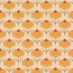 an orange flower on a beige background