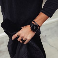 Minimal Flat Cuff Black – MVMT Black Rings Aesthetic Men, Black Watch Aesthetic, Watch Aesthetic Man, Man Hands Aesthetic, Black Rings Men, Man Watches Style, Male Jewelry Aesthetic, Men’s Accessories, Men Accessories Aesthetic