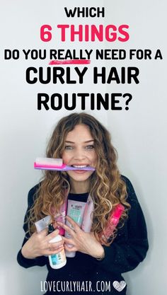 Make Hair Curly, Curl Routine, Curly Hair Care Routine, Thick Curly Hair, Natural Curls Hairstyles, Curly Girl Method, Glam Hair, Wavy Curly Hair, Curly Hair Inspiration