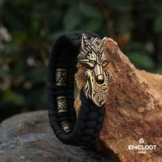 Norse Wolf, Braided Paracord, Modern Viking, Wolf Warrior, Rope Bracelet Men, Wolf Pendant Necklace, Symbole Viking, Wolf Paw, Wolf Ring