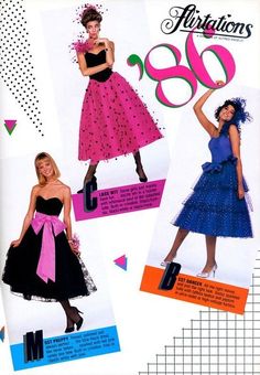 1986- 87 - These Were The Biggest Prom Trends From The Year You Went To Prom - Photos 80's Prom Dresses, 80s Homecoming Dresses, 1980 Prom Dresses, 80 Prom Dresses 1980s, 80s Prom Outfits, 80s Homecoming, Footloose Party, Footloose Costumes, Highschool Prom