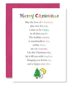 a christmas card with the words merry christmas