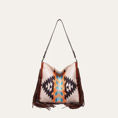 Discover Bohemian Elegance with Our Canvas Shoulder Bag Introducing a stunning blend of casual charm and bohemian flair, our large canvas shoulder bag is designed to elevate your everyday style. Crafted from high-quality cotton and linen, this bag features a vibrant, geometric pattern complemented by playful tassels, encapsulating a vintage Bohemia style. Perfect for a variety of occasions, from a casual day out to a stylish evening event, this bag is as versatile as it is fashionable. Key Featu Colorful Knitting, Bohemia Style, Shipping Tags, Bag Stand, Canvas Shoulder Bag, Tag A Friend, Bohemian Chic, Large Canvas, Accessories Unique