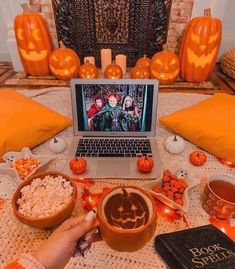 Haunted Mansion Halloween, Inflatable Pumpkin, Beetlejuice Halloween, Hallowen Ideas, Spooky Movies, Fall Mood Board, Fall Feels, Fall Halloween Decor, Halloween Movies