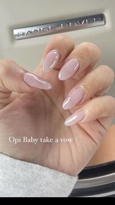 Nagellack Trends, Milky Nails, Her Nails, Classy Acrylic Nails, روتين العناية بالبشرة, Neutral Nails, Minimalist Nails, Opi Nails, Classy Nails