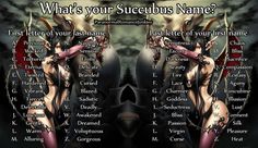 what's your streubus name? poster with angel and demon wings