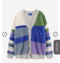 Streetwear Cardigan, Cute Online Clothing Stores, Inspo Fits, Fluffy Cardigan, Bday Gifts, Clothing Wishlist, Mens Cardigan Sweater