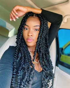 Pelo Chocolate, Trendy We Fryzurach, Twist Braid Hairstyles, Beautiful Braids, Girls Hairstyles Braids, Girls Braids, African Braids Hairstyles, Braided Hairstyles For Black Women