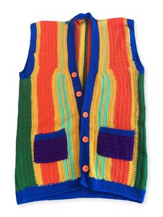 Mens BOHO KNITTED Crochet Top VEST Crochet Summer Mens Vest 100% Hand Knitted  Light weight, made with pure cotton summer yarn  Please Choose the number of the crochet vest style you like at check out  🎉🛍️ Get Ready for a Delightful Treat! 🛍️🎉 🌟 35% OFF SALE HAS BEGUN! 🌟 Step into a world of style with our exclusive sale. Grab your favorites now and save big while stocks last! 🚚 Shipping Details: 🕒 Estimated Delivery: 2-5 Business Days 🚀 Express Shipping on ALL Orders: US  CAN  UK  EU  UK 🇬🇧 See more of our Men's knit vests here:  https://www.etsy.com/shop/CHANDAKA?ref=seller-platform-mcnav&section_id=31709631 See the rest of our store here:  https://www.etsy.com/shop/CHANDAKA 👔 Men's Crochet Festival Summer Top Vests   👔 Each order is meticulously crafted to perfection. Custo Casual Multicolor Sleeveless Sweater, Multicolor Cotton Sweater Vest For Winter, Casual Multicolor Sweater Vest For Winter, Fitted Multicolor Casual Vest, Casual Fitted Multicolor Vest, Multicolor Fitted Casual Vest, Fitted Multicolor Knit Vest, Casual Multicolor Cotton Sweater Vest, Multicolor Sleeveless Knit Sweater