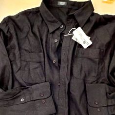 Coofandy Black Button Down Dress Shirt Two Pockets New With Tag Questions? Leave A Comment Below! Black Shirt With Button Cuffs For Fall, Black Shirt With Pockets And Spread Collar, Black Button-up Shirt For Fall, Black Shirt With Spread Collar And Button Cuffs, Black Shirt With Button Cuffs And Spread Collar, Black Shirt With Placket For Fall, Black Shirt With Spread Collar And Placket, Black Shirt With Button Closure And Casual Collar, Casual Black Workwear Shirt