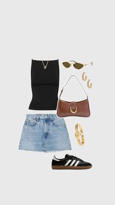 summer, going out, classy, gold jewelry, outfit inspiration Classy Gold Jewelry, Classy College Outfits, Casual Night Out Outfit Summer, Going Out Outfits College, Gold Jewelry Outfit, Basic Outfits Summer, Classy Going Out Outfits, Casual Night Out Outfit, Outing Outfit