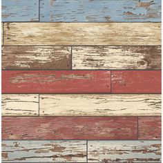 2701-22319 Scrap Wood Red Weathered Textured Wallpaper Weather Wallpaper, Modern Americana, Brewster Wallpaper, Brewster Wallcovering, Look Wallpaper, A Street Prints, Texture Wallpaper, Tile Wallpaper, Brick Wallpaper