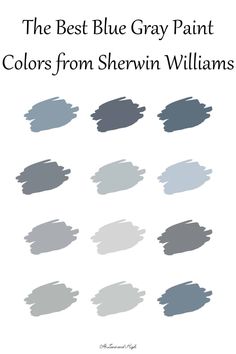 the best blue gray paint colors from bergamin morore to grey and white