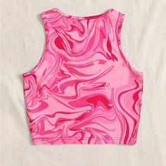 Pink & Red Tie Dye. Y2k Red Y2k Crop Top For Summer, Y2k Red Crop Top For Summer, Pink Y2k Printed Tops, Pink Y2k Style Printed Tops, Y2k Pink Printed Tops, Pink Printed Y2k Tops, Red Y2k Style Crop Top For Spring, Red Y2k Sleeveless Crop Top, Red Sleeveless Y2k Crop Top