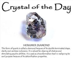 Crystal of the Day - Herkimer Diamond Meditation Crystals